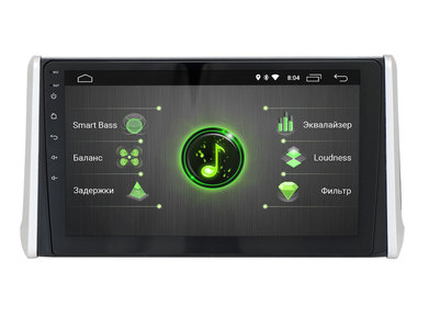 Incar DTA-2204 Штатная магнитола Toyota RAV4 V(XA50) 18+, Android 10/1024*600, IPS, wi-fi, 10", DSP