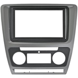 Intro RSC-N06 Переходная рамка Skoda Octavia (A5) 04-13 (Auto AC) 2din SILVER (КОМПЛЕКТ)