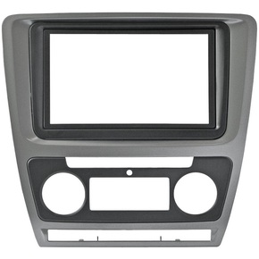 Intro RSC-N06 Переходная рамка Skoda Octavia (A5) 04-13 (Auto AC) 2din SILVER (КОМПЛЕКТ)