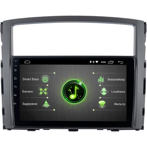 INCAR DTA-6104 ШГУ Mitsubishi Pajero-4 Android 10/1024*600, wi-fi, IPS, BT, 9", DSP