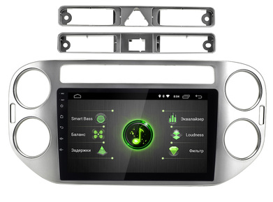 Incar DTA-8605 Штатная магнитола 9" VW Tiguan 15-16 Android 10/1024*600 BT IPS wi-fi DSP