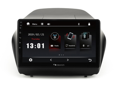 Nakamichi NTA-2403 Штатная магнитола Hyundai ix35 10-18 RDS MP5 USB BT 2.5D экран MirrorLink 10"