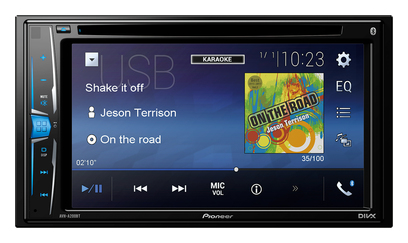 PIONEER AVH-A200BT Автомагнитола 2din, 6,2", 4X50 Вт, RGB, BT