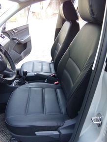 Чехлы эко-кожа (Типо) VOLKSWAGEN PASSAT B-6 2/3 зад.сид