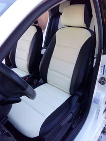 Чехлы эко-кожа (Типо) VOLKSWAGEN PASSAT B-6 сплошное сиденье
