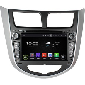 Incar AHR-2487 Штатная магнитола Hyundai Solaris (Android 4.4.4)
