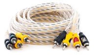 SWAT SIE-435 межблочный кабель 4RCA-4RCA, 3.5 м