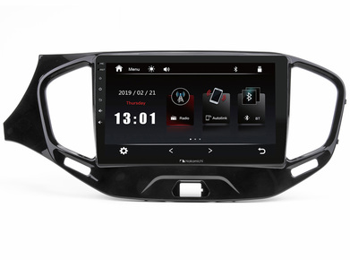 Nakamichi NTA-6303c Штатная магнитола Lada Vesta RDS MP5 USB BT 2.5D экран MirrorLink 9"