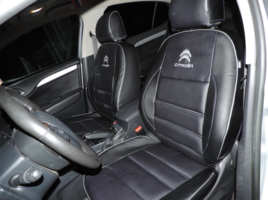 Чехлы эко-кожа (Типо) CITROEN С4 2004-2010г.