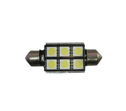 Лампа светодиодная Silver Star T10-39 6SMD софитная с модулем обманки