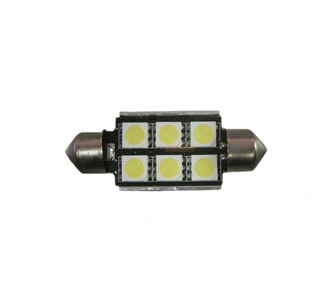 Лампа светодиодная Silver Star T10-39 6SMD софитная с модулем обманки