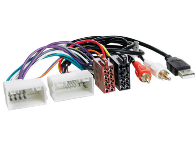 ISO/ HYUNDAI Solaris, H-1 2012+, IX-35 (USB+AUX)