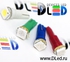 Автомобильная светодиодная лампа T5-DIP 3Led 0,2Вт 12v "DLED" Красный