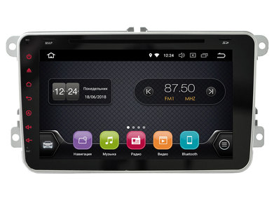 Incar TSA-8643 Штатная магнитола VW Passat B7, Android 8.0, 1024*600, wi-fi, 8"