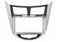 Рамка для UMS HYUNDAI Solaris 2011-2017 BLACK/SILVER, 9"
