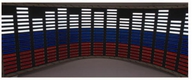 Эквалайзер AVS Light EQ-3 (90*25см) белый/синий/красный
