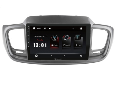 Nakamichi NTA-1809CL Штатная магнитола KIA Sorento Prime 17+ RDS MP5 USB BT 2.5D экран MirrorLink 10"