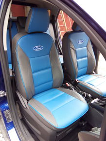 Чехлы эко-кожа (Типо) FORD ECO SPORT