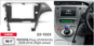 Переходная рамка 10 дюймов TOYOTA PRIUS 2009 - 2016 (ZVW30/35) руль справа