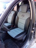 Чехлы эко-кожа (Типо) NISSAN QASHQAI +2 J-10 без задних