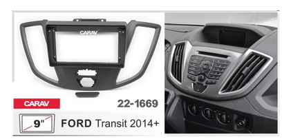 Рамка переходная 9" Android для FORD Transit Форд Транзит 2014+