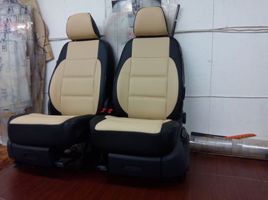 Чехлы эко-кожа (Типо) VOLKSWAGEN TIGUAN trend line 2007-15гг.