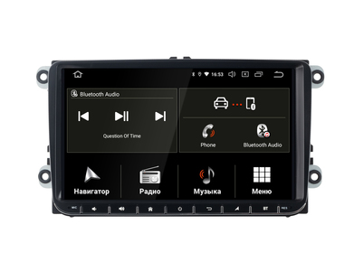 Incar TSA-8644 Штатная магнитола VW Passat B6, B7, Golf 5, 6, Jetta, Caravelle, Transporter, Android 9.0/1024*600,wi-fi, IPS, 9"