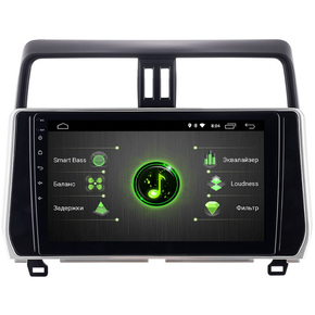 INCAR DTA-2210 ШГУ Toyota Prado 150 17-18 Android 10/1024*600, IPS, wi-fi, 10", DSP