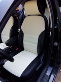 Чехлы эко-кожа (Типо) SKODA RAPID SPORT 2/3 зад.сид.