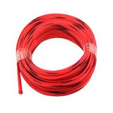 URAL WP-DB0GA RED Кабельная оплетка "змеиная кожа" 0Ga, красный, 10 м