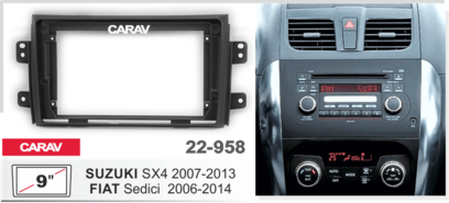 Переходная рамка CARAV 22-958 SX4