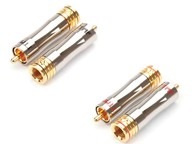 Коннектор для акуст. кабеля прямой Alphard 288-1 RCA Black/Red