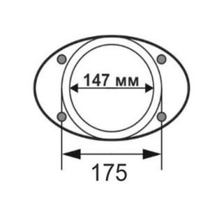 Кольцо переходное Ф18. 16.5 см (16-4) FORD