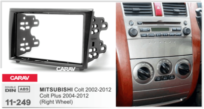 CARAV 11-249 Рамка переходная 2Din MITSUBISHI Colt 2002-2012