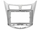 Рамка для UMS HYUNDAI Solaris 2011-2017, 10" SILVER