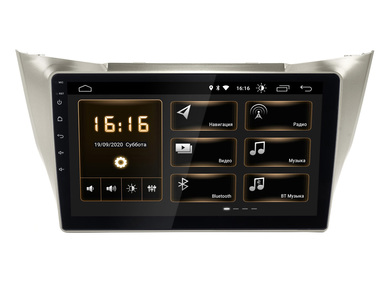 Incar XTA-2225r Штатная магнитола Lexus RX330, RX350, Toyota Harrier Android 10/1024*600 BT IPS wi-fi энкодер 9"