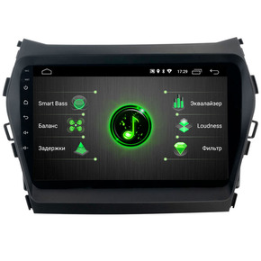 INCAR DTA-2409 ШГУ Hyundai Santa Fe 13-18 Android 10/1024*600, BT, IPS, wi-fi, 9", DSP