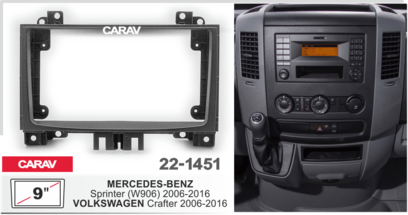 Переходная рамка CARAV 22-1451