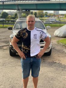 Футболка Pride (Лев) черно-белая