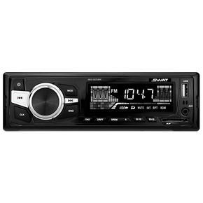 SWAT MEX-1027UBW Автомагнитола 1din, 4х50 Вт, MP3, USB, SD, 2RCA, белые кнопки