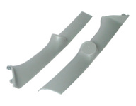 Облицовка стоек под твитер на LADA LARGUS (высокочастотники направлены в салон)