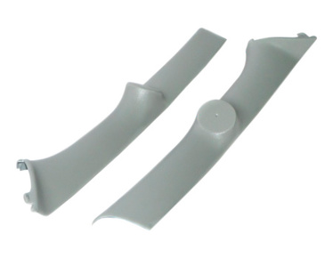 Облицовка стоек под твитер на LADA LARGUS (высокочастотники направлены в салон)