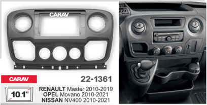 Переходная рамка CARAV 22-1361