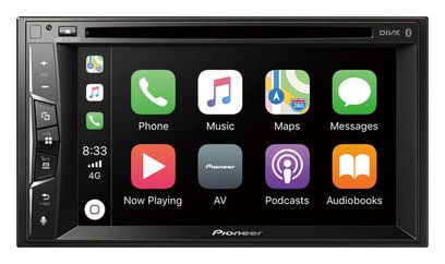 Pioneer AVH-Z2200BT Автомагнитола 2DIN 6,2", 4х50Вт, 3 RCA, FLAC 192 кГц, NTFS, Bluetooth