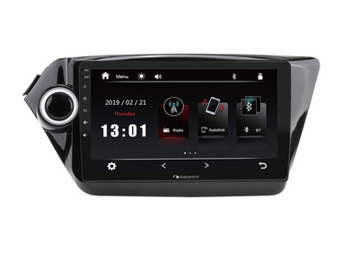 Nakamichi NTA-1801 Щтатная магнитола KIA Rio 11-17 RDS MP5 USB BT 2.5D экран MirrorLink 9"