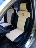 Чехлы эко-кожа (Типо) HYUNDAI SOLARIS 2/3 зад.сид.