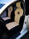 Чехлы эко-кожа (Типо) SKODA OCTAVIA A5; FL 2/3 зад.сид.