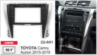 Переходная рамка CARAV 22-601 Camry 2015-2018
