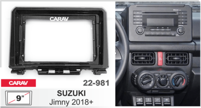 Переходная рамка CARAV 22-981 Jimny 2018+