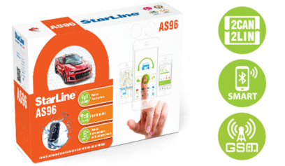 Сигнализация StarLine AS96 BT 2CAN+2LIN GSM